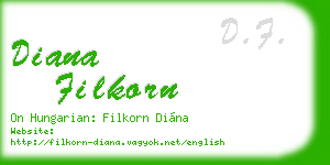 diana filkorn business card